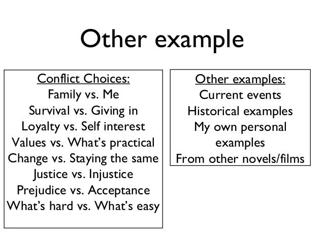conflict essays